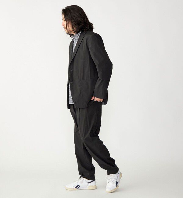 SHIPS「SHIPS: 〈セットアップ対応・手洗い可能・撥水加工〉ライト ナイロン イージー パンツ」|チノ|