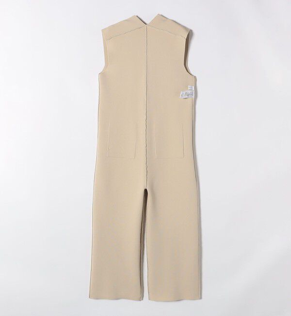 quaranciel「quaranciel:〈手洗い可能〉ディープVネック ニット オールインワン」|オールインワン|