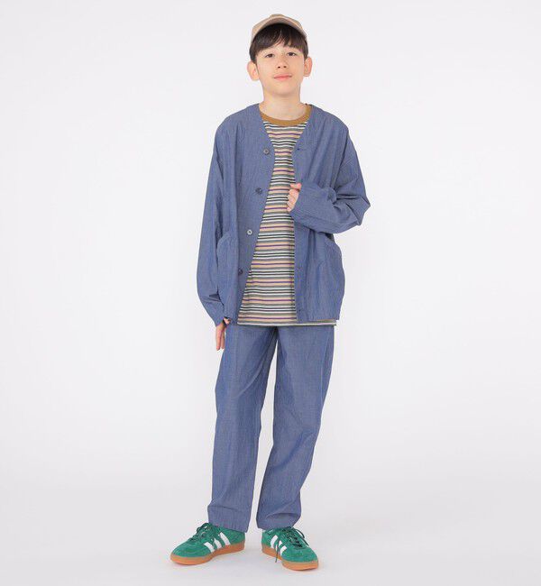 SHIPS KIDS「SHIPS KIDS:140～160cm / カラーレス ワークシャツ」|シャツ・ブラウス|