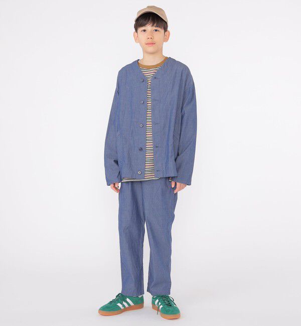 SHIPS KIDS「SHIPS KIDS:140～160cm / カラーレス ワークシャツ」|シャツ・ブラウス|