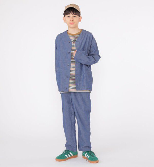 SHIPS KIDS「SHIPS KIDS:140～160cm / カラーレス ワークシャツ」|シャツ・ブラウス|