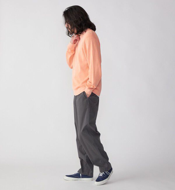 SHIPS「SHIPS: 14ゲージ 畦編み サンフェード コットン クルーネック ニット」|ニット・セーター|