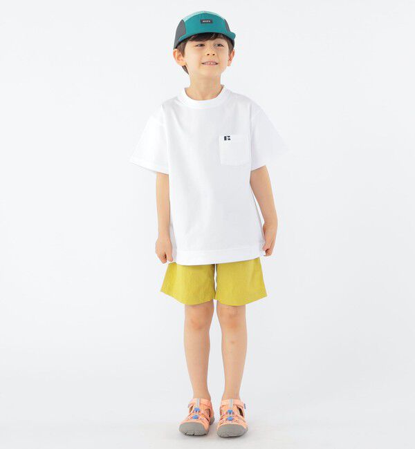 SHIPS KIDS「【SHIPS KIDS別注】RUSSELL ATHLETIC:100～130cm /〈吸水速乾/抗菌/防臭〉TEE」|Tシャツ・カットソー|