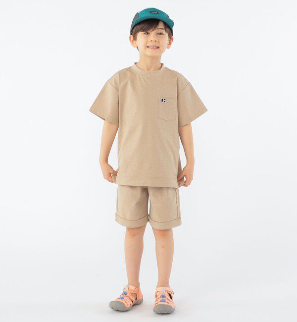 SHIPS KIDS「【SHIPS KIDS別注】RUSSELL ATHLETIC:100～130cm /〈吸水速乾/抗菌/防臭〉TEE」|Tシャツ・カットソー|