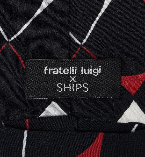 SHIPS「Fratelli Luigi: アート スクエア プリント ネクタイ」|ネクタイ・蝶ネクタイ|