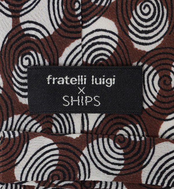 SHIPS「Fratelli Luigi: サークル プリント ネクタイ」|ネクタイ・蝶ネクタイ|