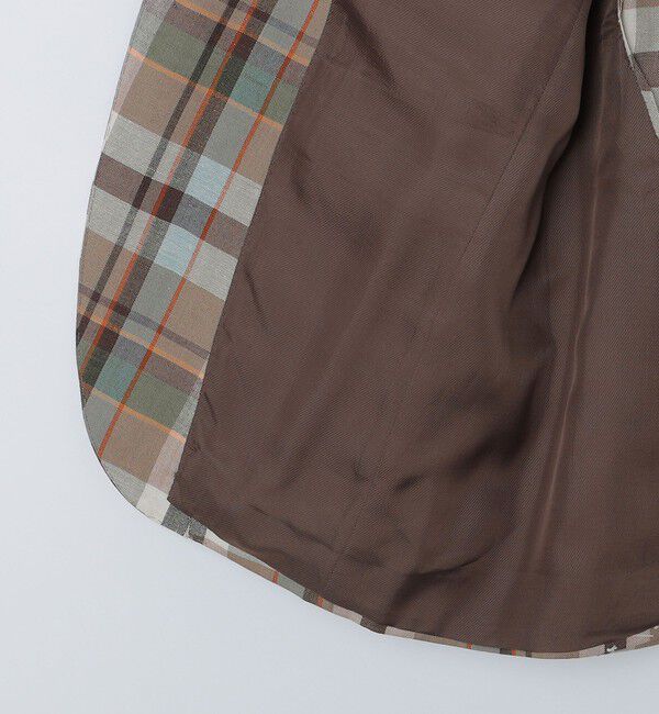 SHIPS「SHIPS: FOX BROTHERS社製生地 ラグジュアリー マドラスチェック ジャケット」|テーラードジャケット|