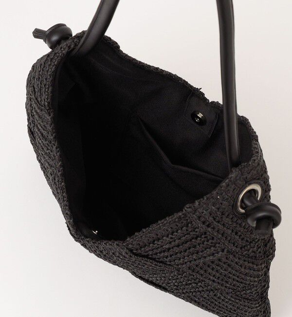 quaranciel「quaranciel: ワンハンドル Vカット メッシュ バッグ（A4対応）」|トートバッグ|