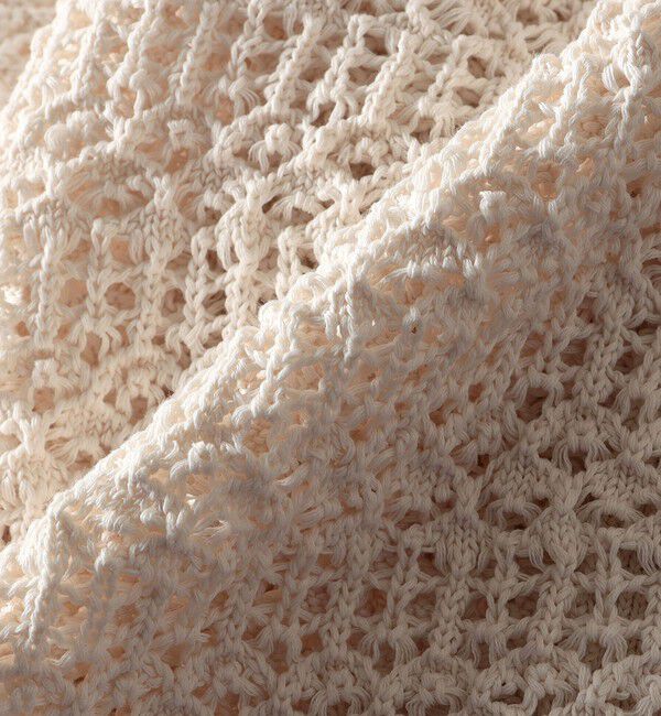 SHIPS for women「〈手洗い可能〉透かし編み 2WAY ニット ジャケット」|カーディガン|