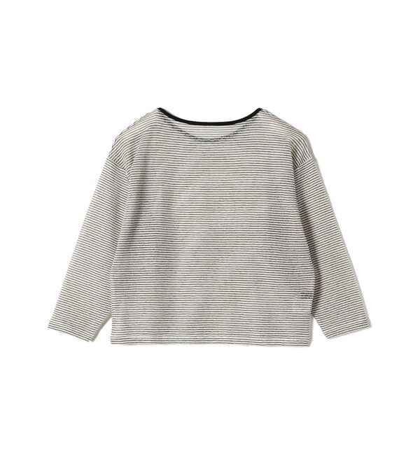 SHIPS Colors 「SHIPS Colors:〈洗濯機可能〉シアー ボーダー ドルマン トップス◇」|Tシャツ・カットソー|