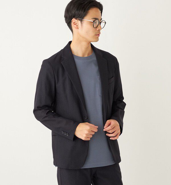 SHIPS Colors 「SHIPS Colors:シャリルジャージー 2B サマー ジャケット(セットアップ対応可能)」|テーラードジャケット|