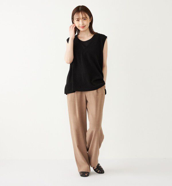 SHIPS Colors 「SHIPS Colors:〈手洗い可能〉ラメ スムース Vネック トップス◇」|その他|