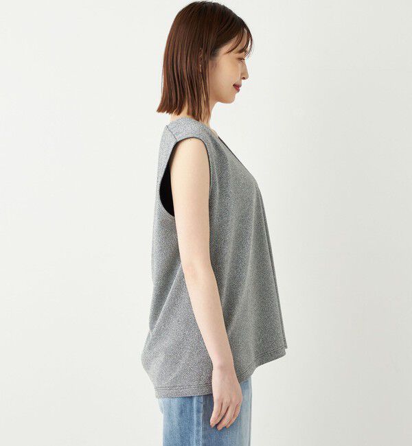 SHIPS Colors 「SHIPS Colors:〈手洗い可能〉ラメ スムース Vネック トップス◇」|その他|