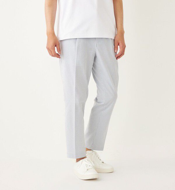 SHIPS Colors 「SHIPS Colors:〈洗濯機可能〉カットサッカー アンクルカット パンツ◇」|その他|