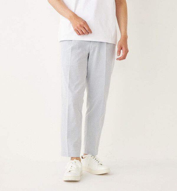 SHIPS Colors 「SHIPS Colors:〈洗濯機可能〉カットサッカー アンクルカット パンツ◇」|その他|