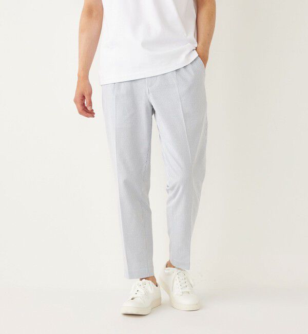 SHIPS Colors 「SHIPS Colors:〈洗濯機可能〉カットサッカー アンクルカット パンツ◇」|その他|