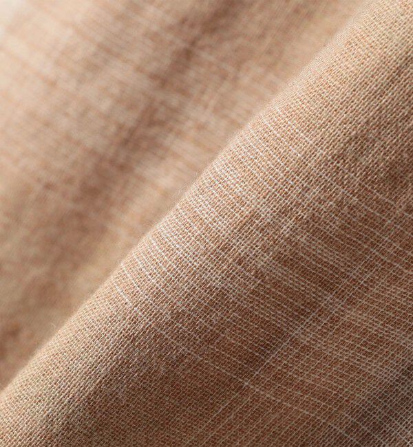 SHIPS Days「【SHIPS DAYS別注】UNDYED:  ダブルガーゼ チェック オープンカラー シャツ」|シャツ・ブラウス|