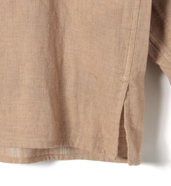 SHIPS Days「【SHIPS DAYS別注】UNDYED:  ダブルガーゼ チェック オープンカラー シャツ」|シャツ・ブラウス|