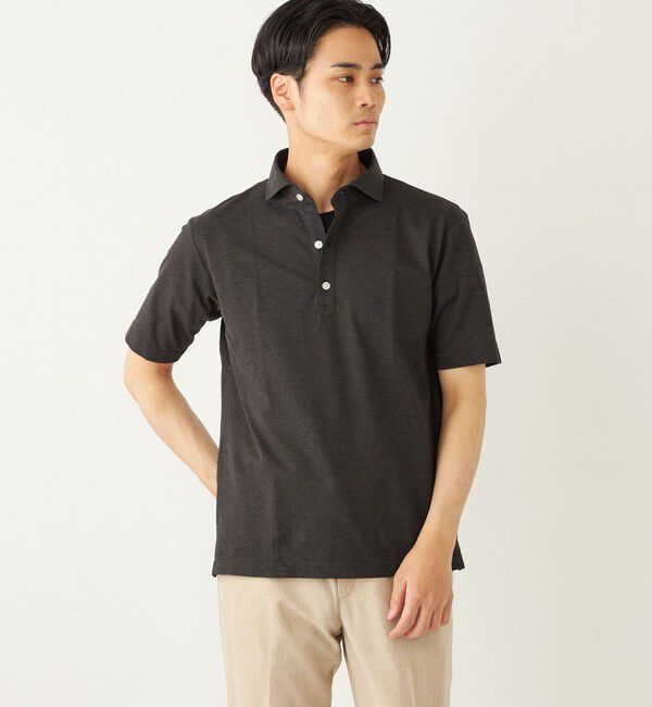 SHIPS Colors 「SHIPS Colors:〈洗濯機可能〉カノコ ポロ ショートスリーブ」|ポロシャツ|