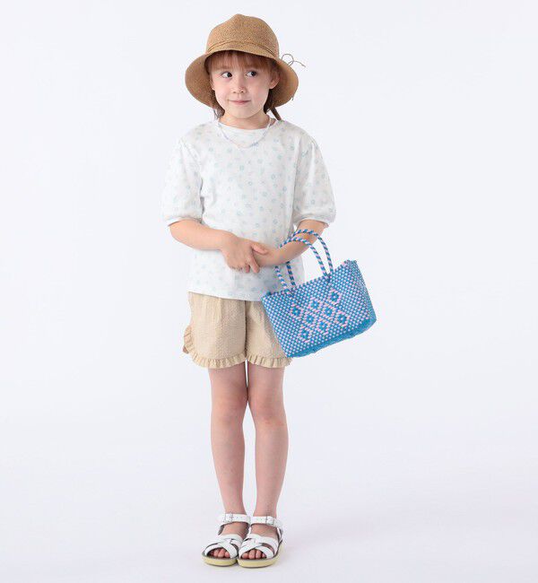 SHIPS KIDS「SHIPS KIDS:100～130cm / シェル テキスタイル 半袖 TEE」|Tシャツ・カットソー|
