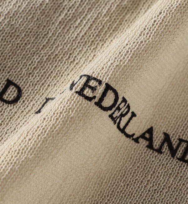 SHIPS Colors 「SHIPS Colors:〈手洗い可能〉シアー ロゴ ニット TEE」|ニット・セーター|