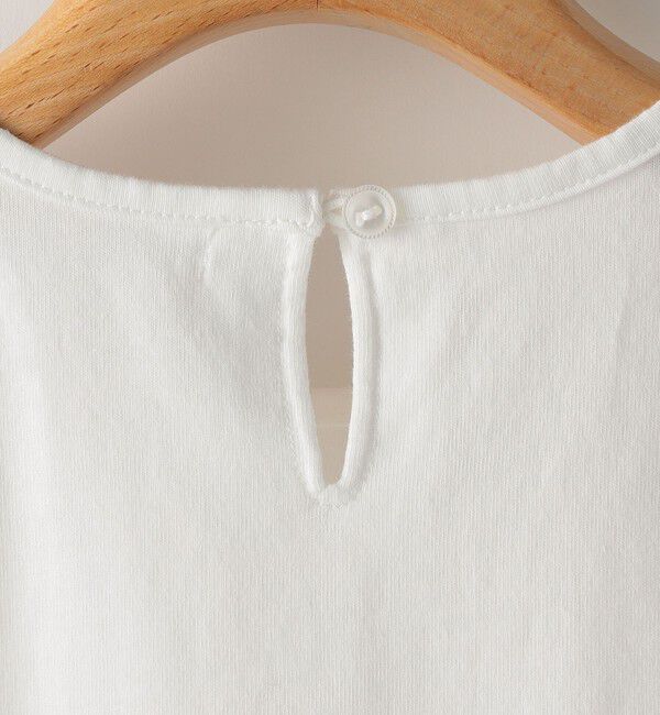 SHIPS KIDS「SHIPS KIDS:100～130cm / レース フリル 半袖 TEE」|Tシャツ・カットソー|