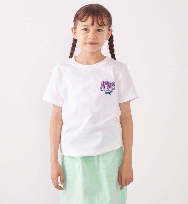 SHIPS any「【SHIPS any別注】G.R.S: NYC グラフィック Tシャツ<KIDS>」|Tシャツ・カットソー|