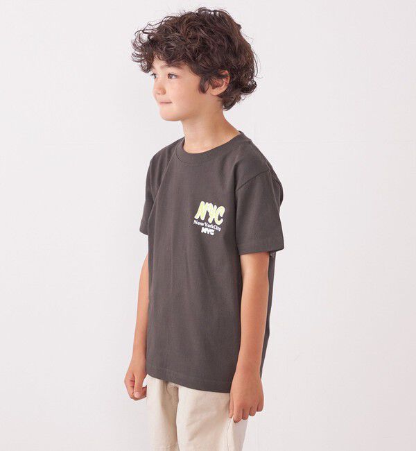 SHIPS any「【SHIPS any別注】G.R.S: NYC グラフィック Tシャツ<KIDS>」|Tシャツ・カットソー|