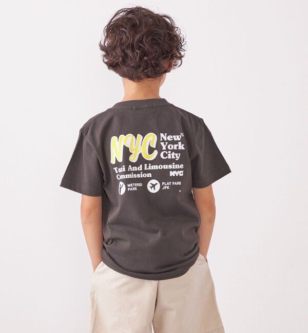 SHIPS any「【SHIPS any別注】G.R.S: NYC グラフィック Tシャツ<KIDS>」|Tシャツ・カットソー|