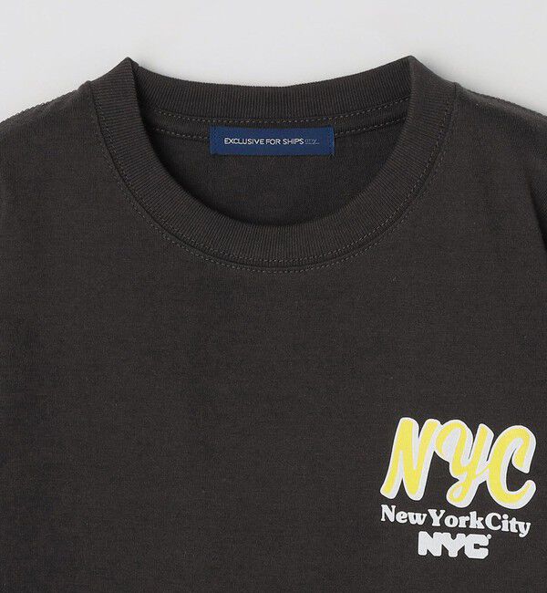 SHIPS any「【SHIPS any別注】G.R.S: NYC グラフィック Tシャツ<KIDS>」|Tシャツ・カットソー|