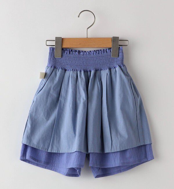 SHIPS KIDS「SHIPS KIDS:100～130cm / スモッキング キュロット」|キュロット|