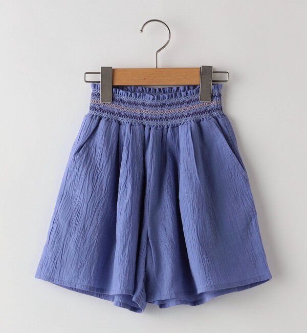 SHIPS KIDS「SHIPS KIDS:100～130cm / スモッキング キュロット」|キュロット|