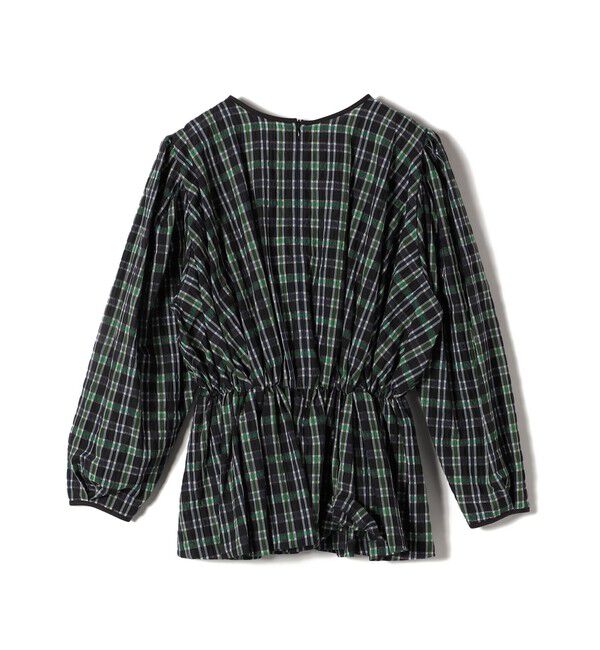 SHIPS for women「marmors:〈手洗い可能〉タック スリーブ ブラウス」|シャツ・ブラウス|