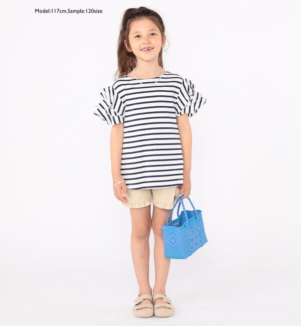 SHIPS KIDS「SHIPS KIDS:100～130cm /〈吸水速乾〉フリル ショート パンツ」|その他|