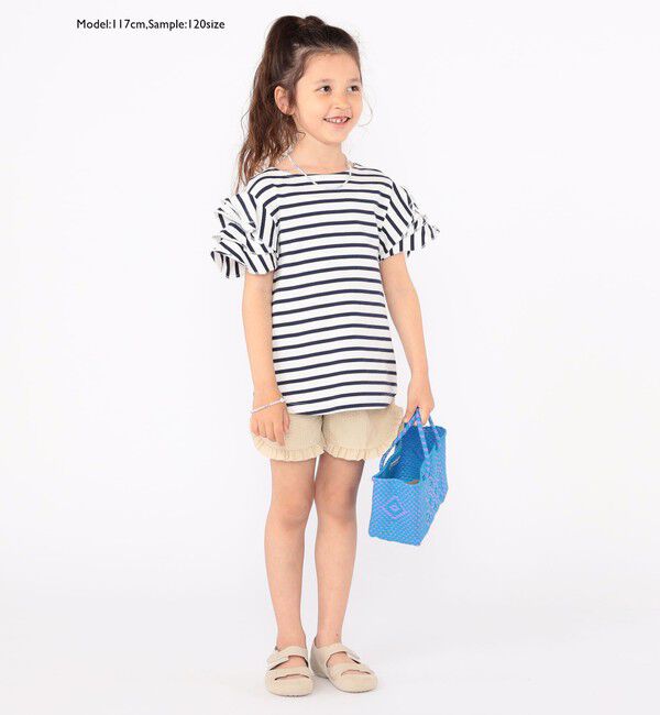 SHIPS KIDS「SHIPS KIDS:100～130cm /〈吸水速乾〉フリル ショート パンツ」|その他|