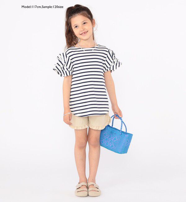 SHIPS KIDS「SHIPS KIDS:100～130cm /〈吸水速乾〉フリル ショート パンツ」|その他|