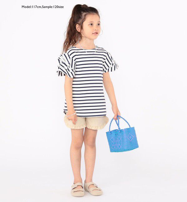 SHIPS KIDS「SHIPS KIDS:100～130cm /〈吸水速乾〉フリル ショート パンツ」|その他|