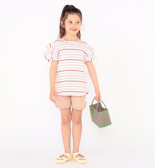 SHIPS KIDS「SHIPS KIDS:100～130cm /〈吸水速乾〉フリル ショート パンツ」|その他|