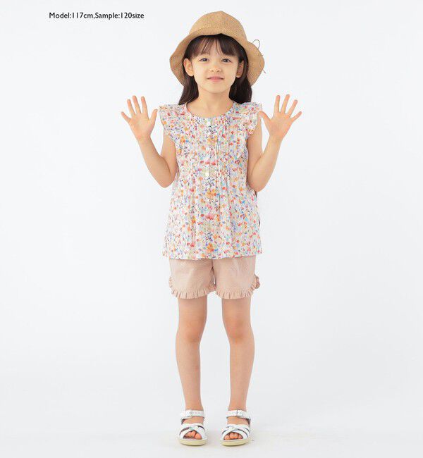 SHIPS KIDS「SHIPS KIDS:100～130cm /〈吸水速乾〉フリル ショート パンツ」|その他|