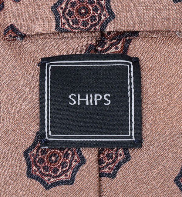 SHIPS「SHIPS: LUXURY シルク メダリオン プリント ネクタイ」|ネクタイ・蝶ネクタイ|
