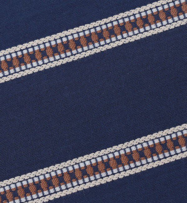 SHIPS「Salvatore Piccolo: ブロイダリー ストライプ ネクタイ」|ネクタイ・蝶ネクタイ|