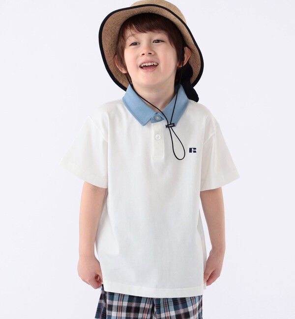 SHIPS KIDS「RUSSELL ATHLETIC:【SHIPS KIDS別注】100～130cm / ポロシャツ」|ポロシャツ|