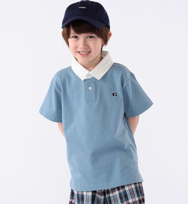 SHIPS KIDS「RUSSELL ATHLETIC:【SHIPS KIDS別注】100～130cm / ポロシャツ」|ポロシャツ|
