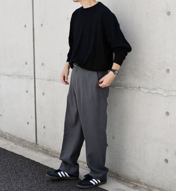 SHIPS any「SHIPS any: 〈手洗い可能〉バンブー レーヨン ウール混 ルーズ ロングスリーブ Tシャツ ［BRIOS］◇」|Tシャツ・カットソー|