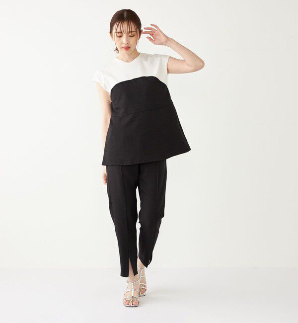 SHIPS Colors 「SHIPS Colors:〈手洗い可能〉ピンタック フロントスリット パンツ」|その他|