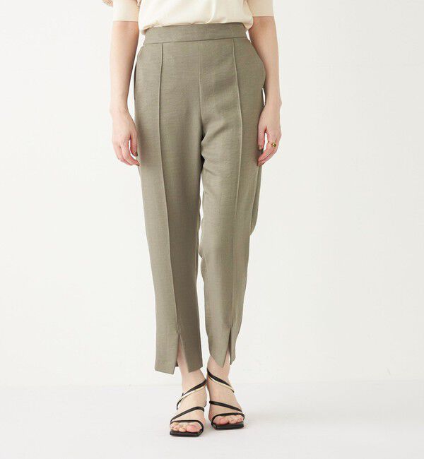 SHIPS Colors 「SHIPS Colors:〈手洗い可能〉ピンタック フロントスリット パンツ」|その他|