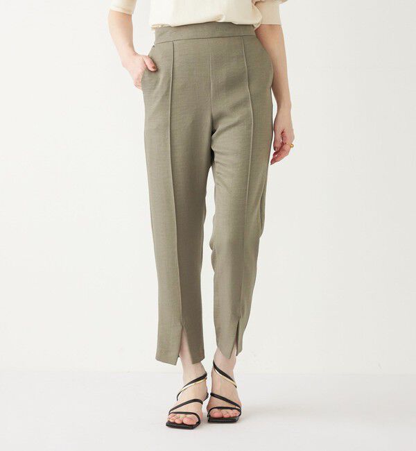 SHIPS Colors 「SHIPS Colors:〈手洗い可能〉ピンタック フロントスリット パンツ」|その他|