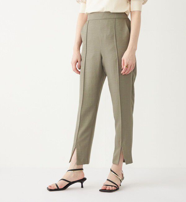 SHIPS Colors 「SHIPS Colors:〈手洗い可能〉ピンタック フロントスリット パンツ」|その他|