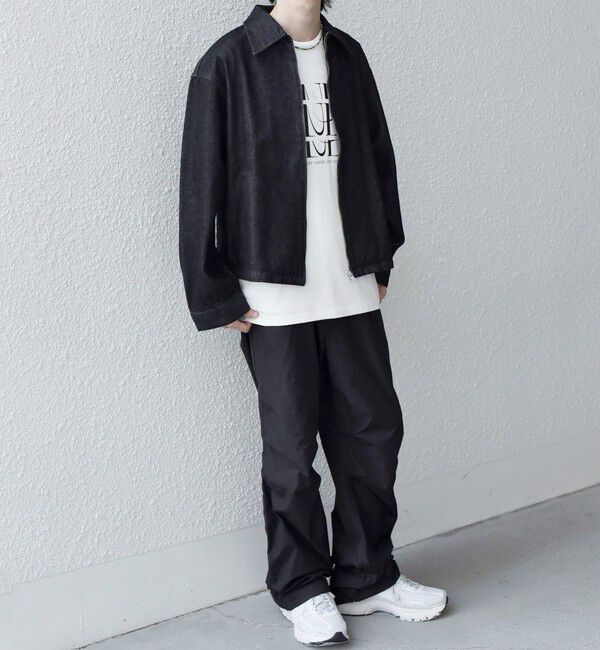 SHIPS any「SHIPS any: ウォッシュド デニム ワイドスリーブ ジップ ブルゾン (セットアップ対応)◇」|ブルゾン・スタジャン|