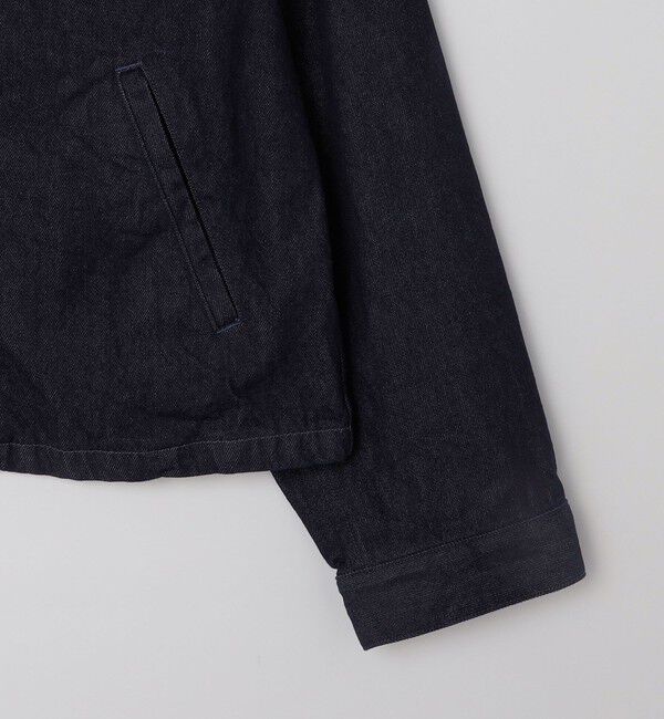 SHIPS any「SHIPS any: ウォッシュド デニム ワイドスリーブ ジップ ブルゾン (セットアップ対応)◇」|ブルゾン・スタジャン|